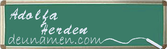 Adolfa Herden Visitenkarte